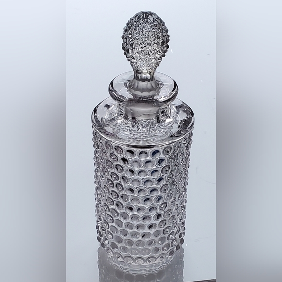 Vntg Luscious Hobnail 8 1/2" Decanter by Duncan and Miller - Picture 13 of 14